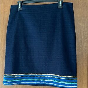 Talbots Navy Blue Skirt size 8